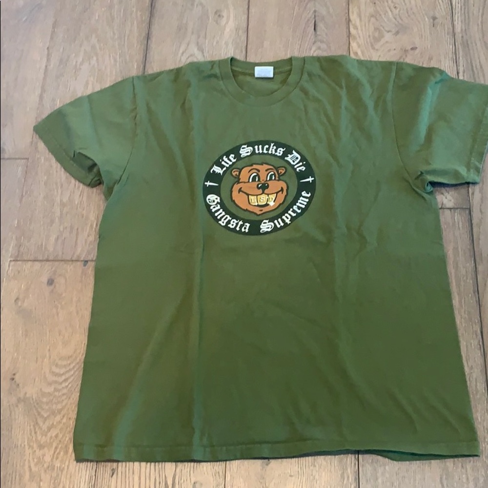 Supreme “life sucks die” t shirt